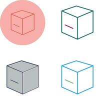 Cube Vector Icon