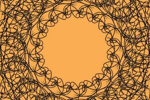 Abstract background with doodle pattern. Vector illustration for your design photo