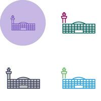Airport Building Vector Icon