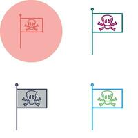 PIrate Flag Vector Icon