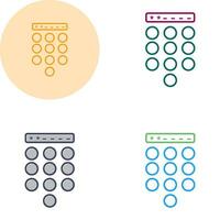 Passcode Lock Vector Icon