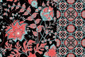 Art flower Pattern vector