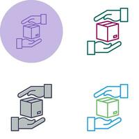 Receive Package Vector Icon