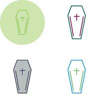 Coffin Vector Icon