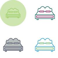 Double Bed Vector Icon