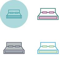 Double Bed Vector Icon