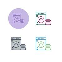 Washing Machine Vector Icon