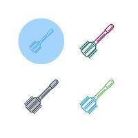 Toilet Brush Vector Icon