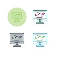 Weather Forecast Vector Icon