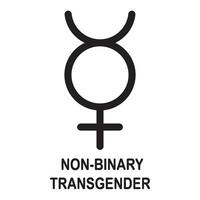 gender symbol icon vector