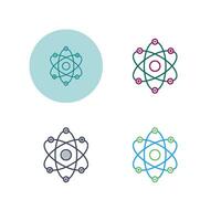 Atom Structure Vector Icon