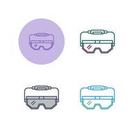 Lab Glasses Vector Icon