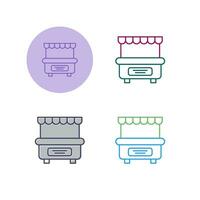 Food Stall Vector Icon