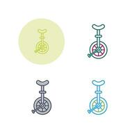 Unicycle Vector Icon