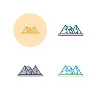 Pyramid Vector Icon