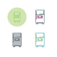 Refrigerator Vector Icon