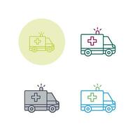 Ambulance Vector Icon