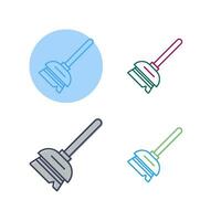 Broom Vector Icon