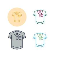 Polo Shirt Vector Icon