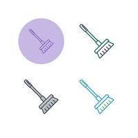 Broom Vector Icon