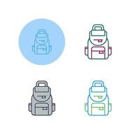 Backpack Vector Icon