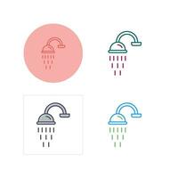 Shower Vector Icon