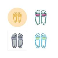 Slippers Vector Icon