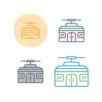 Cable Car Vector Icon