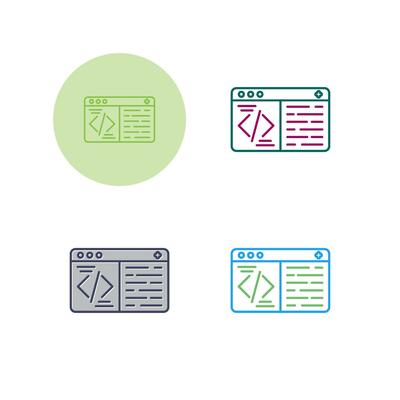Coding Vector Icon