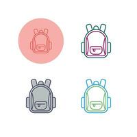 Backpack Vector Icon