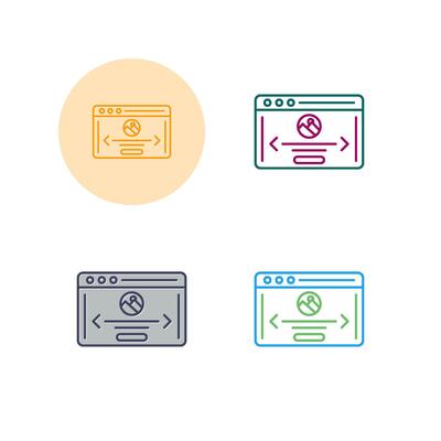 Window Page Vector Icon
