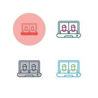 Online Class Vector Icon