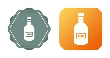 Bottle of Rum Vector Icon