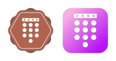 Passcode Lock Vector Icon