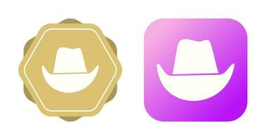 icono de vector de sombrero de vaquero