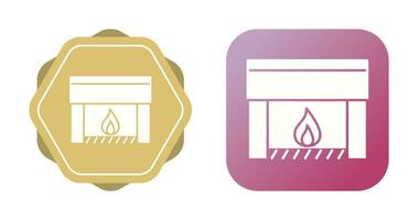 Fireplace Vector Icon