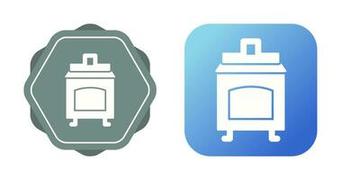 Coal Furnace Vector Icon