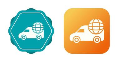 Global Delivery Vector Icon