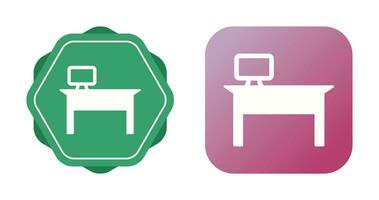 Office Desk Vector Icon