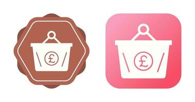 Pound Basket Vector Icon