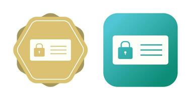 Protected Card Vector Icon