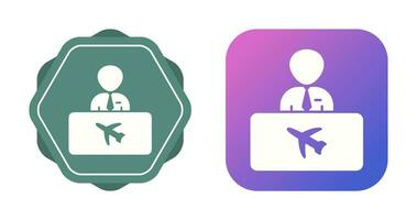 Flight Information Vector Icon