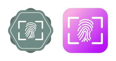 Fingerprint Vector Icon