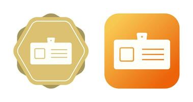 Identity Card Vector Icon