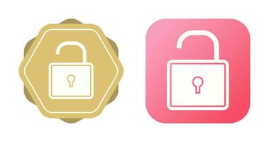 Open Lock Vector Icon Vector Icon