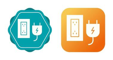 Plug and Socket Vector Icon