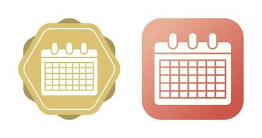 icono de vector de calendario