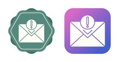 Urgent Mail Vector Icon