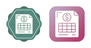 Invoice Vector Icon