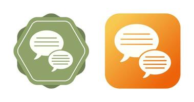 Speech Bubble Vector Icon